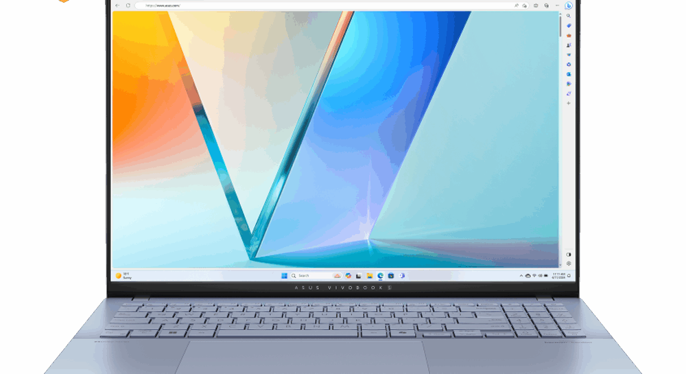 Asus VivoBook S16 (Ultra 7-255H,Intel Arc Graphics, 32GB DDR5, 1TB SSD M2, 16 Inch 3.2K OLED 120Hz)
